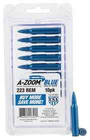 A-Zoom 223 Rem Snap Cap Blue 10 Pack 12322-666692123221