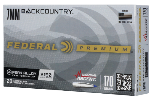 P7BCTA3 FEDERAL 7MM BACKCOUNTRY 170GR TERMINAL ASC-604544698954