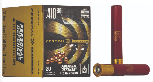 PD413JGE 4B FEDERAL 410GA 3" 9 PELLET 4 BUCK "PERS-029465027582