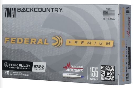 P7BCTA1 FEDERAL 7MM BACKCOUNTRY 155GR TERMINAL ASC-604544699395