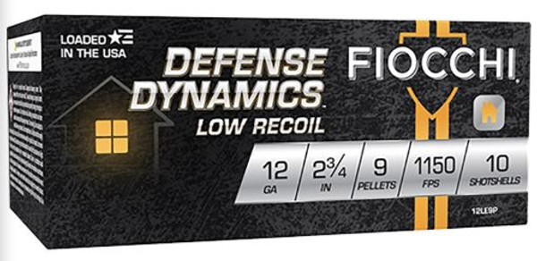 FIOCCHI DDLR 12GAUGE 2.75" 1BUCK SHOT 12LE9P-762344713205