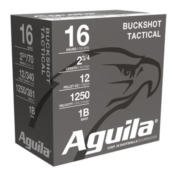 AGUILA BSHV 16GAUGE 2.75" 1BUCK SHOT 1C1601BA-640420002408
