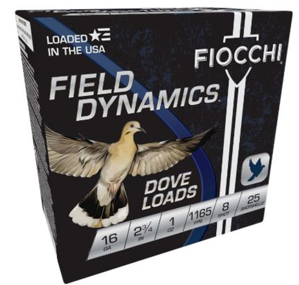 FIOCCHI FDD&Q 16GAUGE 2.75" 16GT8-762344700762