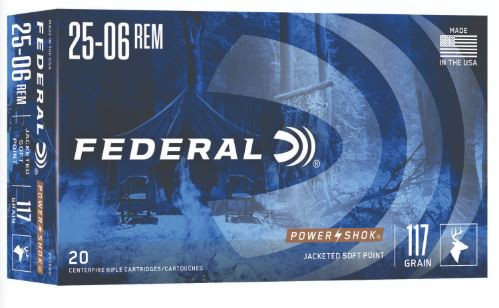 2506BS FEDERAL 2506 REM 117GR POWER-SHOK SP 20 RND-029465091378