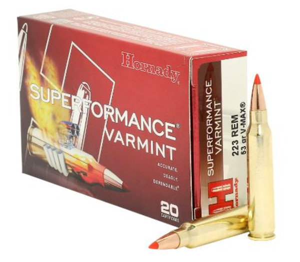 HORNADY SUPERFORMANCE 223REM 53GR 8308-090255383089
