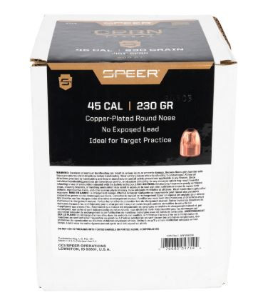 4714 SPEER 451-230 COPPER PLATED ROUND NOSE CPRN 5-076683047144