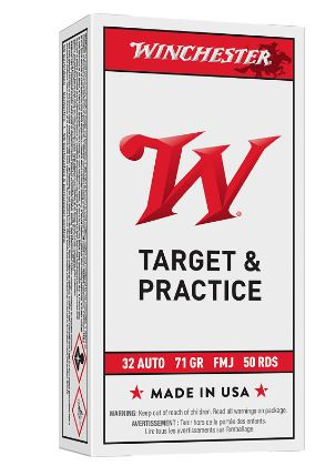 Q4255 HANDGUN 32 AUTO USA TARGET FMJ 71 GRv-26-020892205475