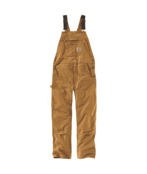 102776-211 W34 Carhartt Brown Men's Bib Overall --889192753365