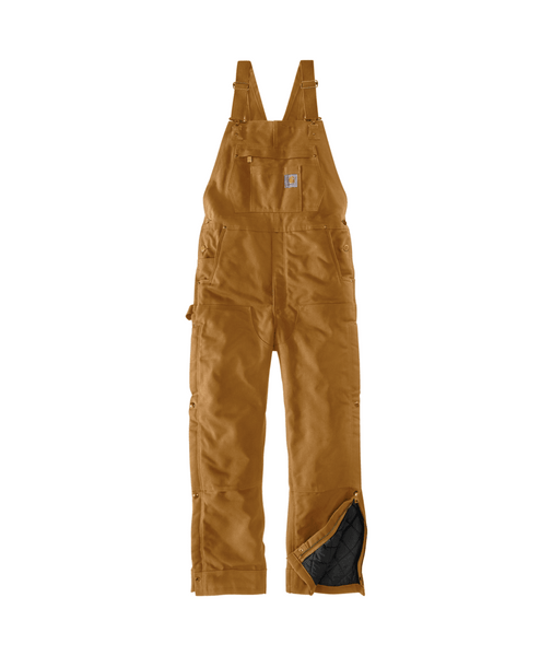 106672-BRNXLTLL Loose Fit Firm Duck Insulated Bib-197219272769