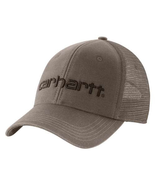 101195-235OS Canvas Mesh-Back Logo Graphic Cap Lig-889192103825