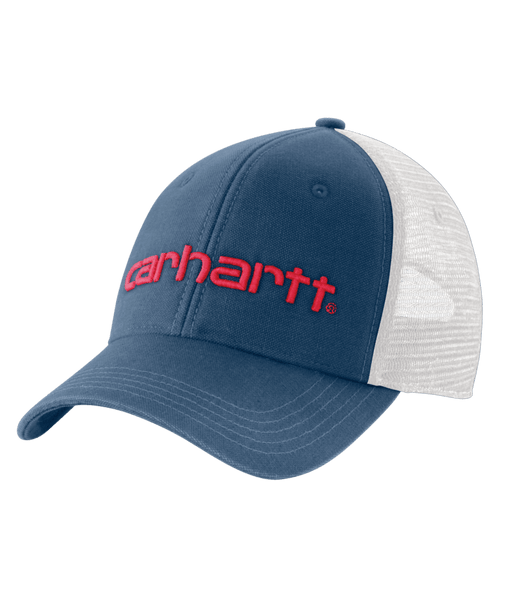 101195-HL2OS Canvas Mesh-Back Logo Graphic Cap Dee-197219522727