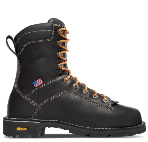 DANNER MENS QUARRY USA WORK BOOT BLACK-AT 17311-098397834971