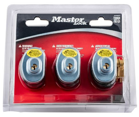 Master Lock 3pkKeyed Alike Trigger Lock 90TRISPT-071649056314