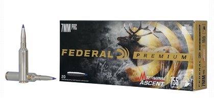 FEDERAL 7MM PRC 155 GR TERMINAL ASCENT P7PRCTA1-604544690712