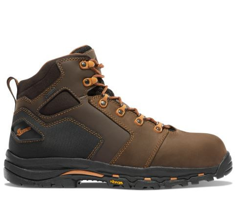 13860 205 9.5 D Men Vicious 4.5" Brown/Orange NMT-098397818865