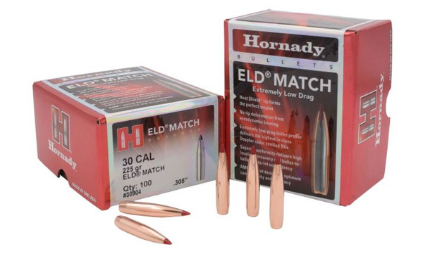30904 30 CAL .308 225 GR ELD® MATCH  (1-10") -26-090255309041