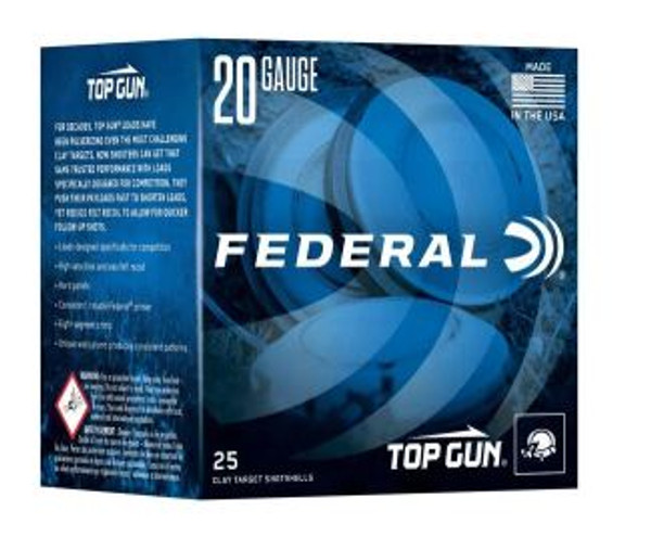 Federal 20 Ga 2-3/4" 7/8oz #8 Shot TGS224 8-50004544646521