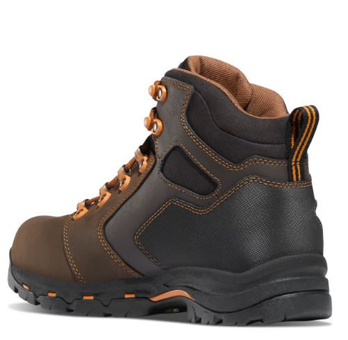 13860 205 11 EE Men Vicious 4.5" Brown/Orange NMT-098397819008