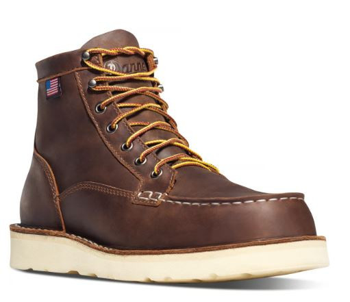 DANNER 10D M BULL RUN MOC TOE BROWN BOOT 15563-612632128092