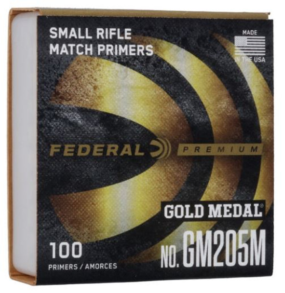 Federal Small Rifle Primer 100 Rnds Gm205m-029465056933