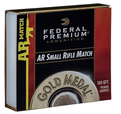 GM205MAR FEDERAL SMALL RIFLE PRIMER AR 100 RND/BX-029465057978