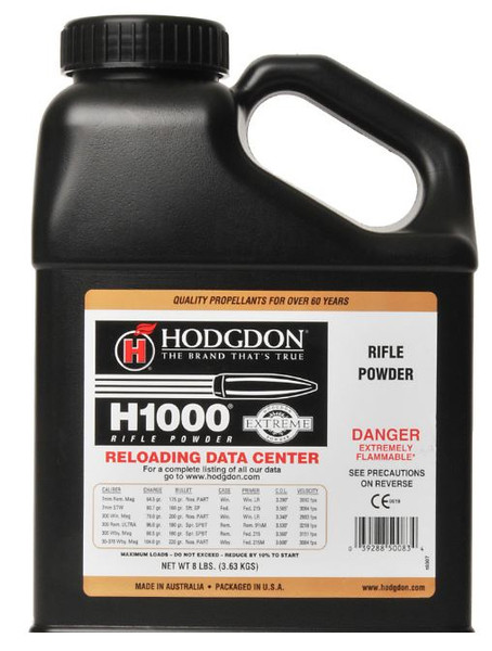 Hodgdon H1000 8lb Extreme Rifle 10008 8-039288500834