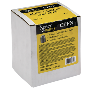 4713 SPEER 400-180 COPPER PLATED FLAT NOSE CPFN 50-076683047137