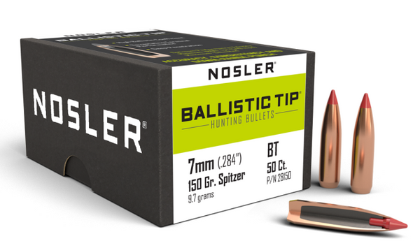 Nosler BT-7mm 150g SP Bullet 28150-054041281508