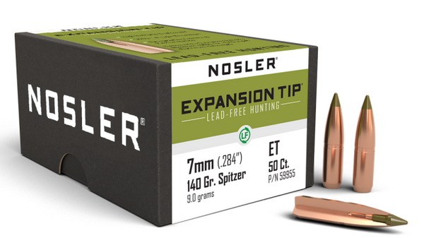 Nosler ET-7mm 140g SP Bullet 59955-054041599559