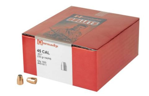 Hornady 45 Cal .451 230 Gr HAP Bullet 451611-090255701005