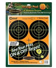 Caldwell Orange Peel 4" Bulls-Eye 5 Sheets 405515-661120055150