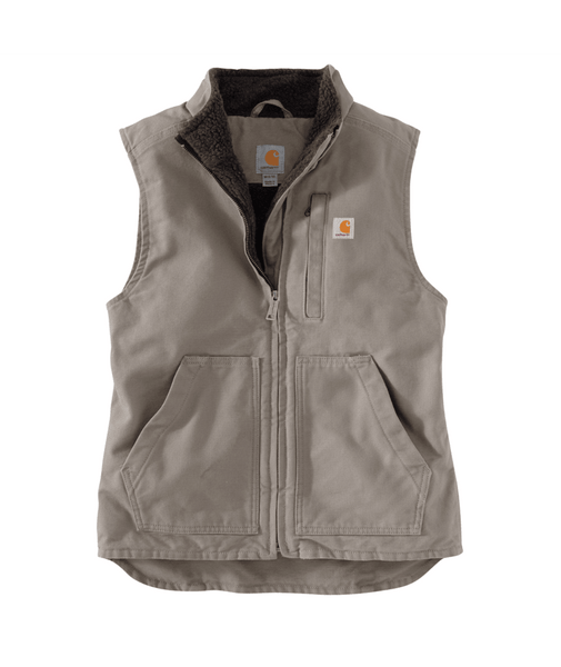 Women's Washed Duck Mock Neck Vest