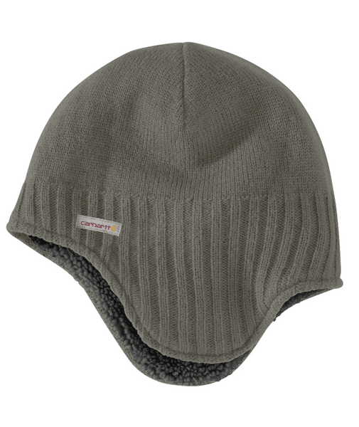 Knit Sherpa Lined Earflap Hat