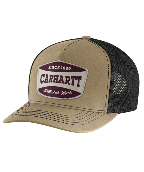 Men's Canvas Mesh-Back Patch Cap