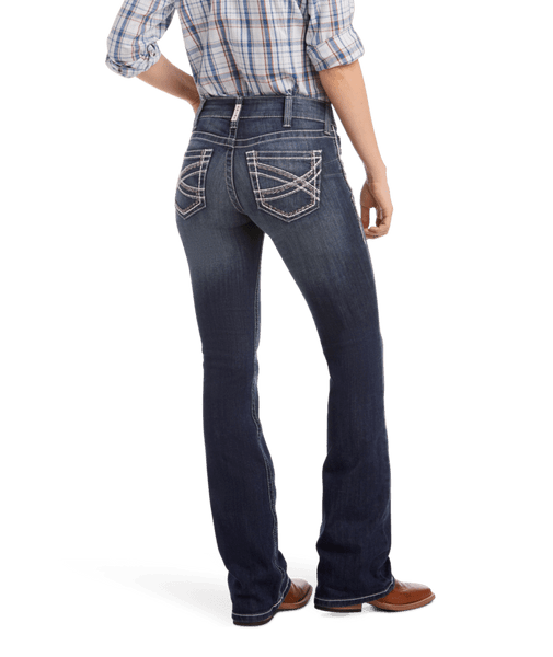 R.E.A.L. Mid Rise Stretch Entwined Boot Cut Jean