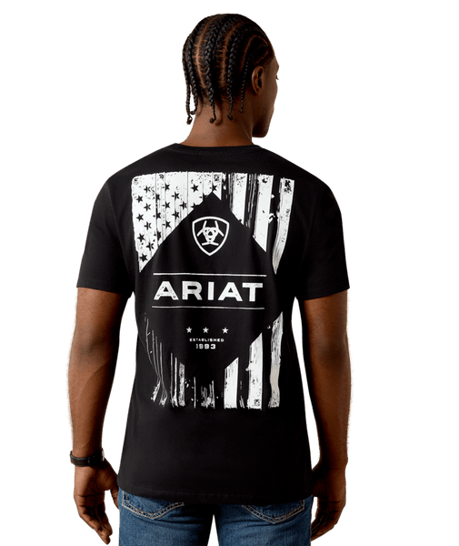 Ariat Wooden Diamond Flag Classic Fit T-Shirt