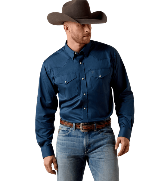Lightweight Twill Classic Fit Snap Shirt