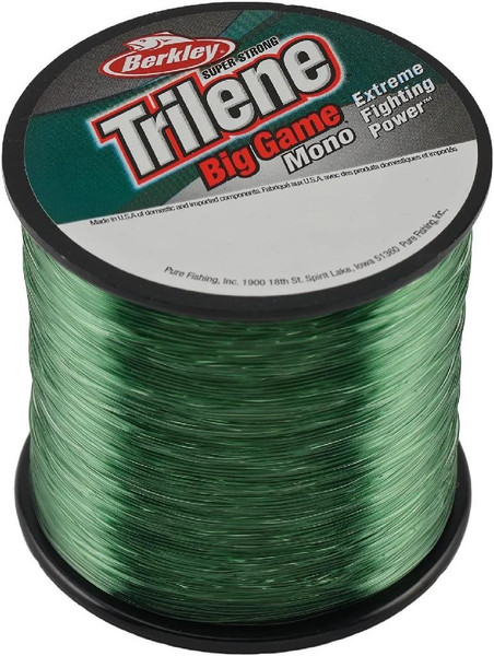 BGQS25C-22 25 lb 595 yd Green Trilene® Big