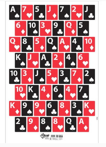 15733 EZ Aim Deck Of Cards Target & Backer - Corru-026509075905