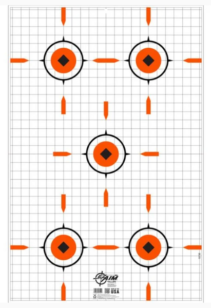 15735 EZ Aim Sight Grid Target & Backer - Corrugat-026509075929