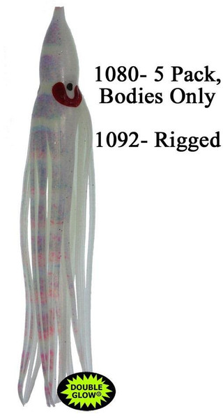 4-1/4"Squids(5),Glow Mother Of Prl - 26