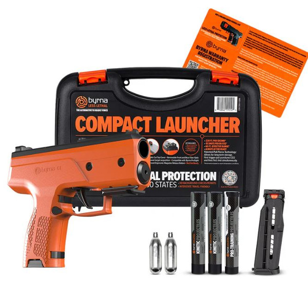 Byrna Compact Launcher Universal Kit CK61300-1-ORN-810042115125