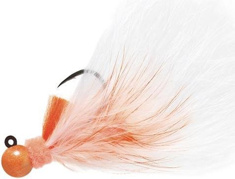 Aerojig Marabou 1/4OZ, Peach/Ora