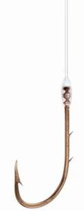 Eagle Claw Lazer Sharp Baitholder Snell Hooks - Size 8