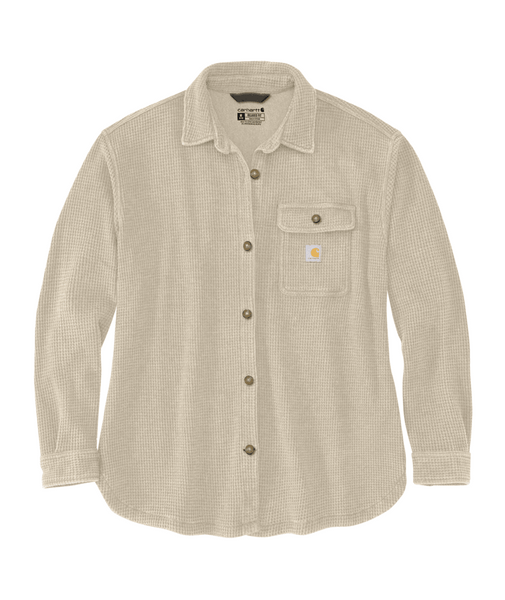 107134 XS REG Oat Milk W OvrszdFit HW Wfl-Knt Shir-197219902536