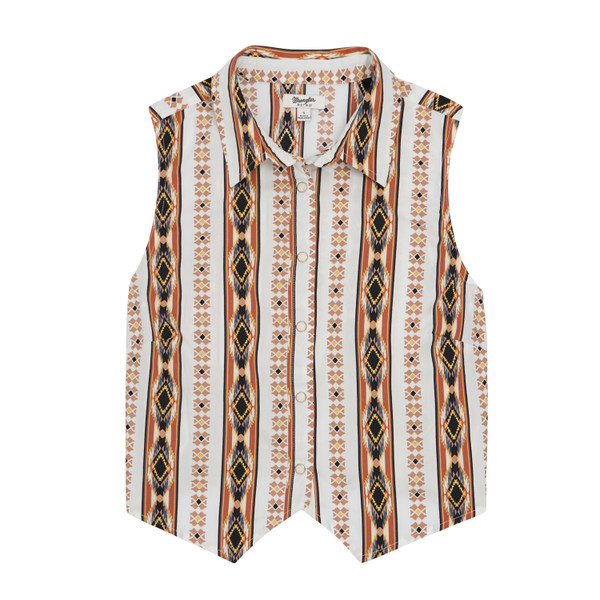 Wrangler Retro® Vintage Sleeveless Snap Shirt