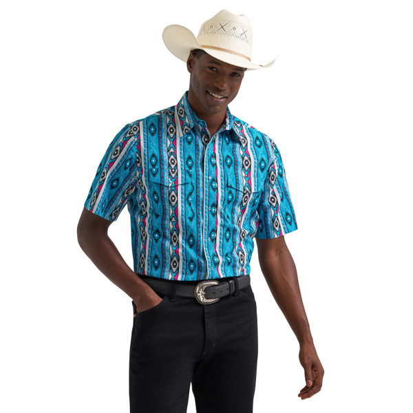 Checotah® Dress Western Short Sleeve Shirt - Classic Fit