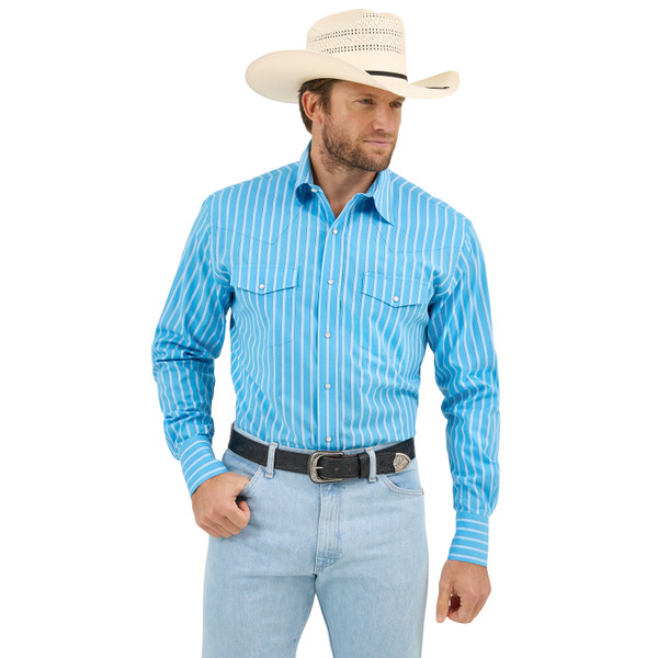 Wrangler® Wrinkle Resist Long Sleeve Shirt - Classic Fit