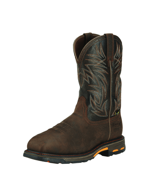 WorkHog Waterproof Wide Square Toe Metguard Composite Toe Work Boot