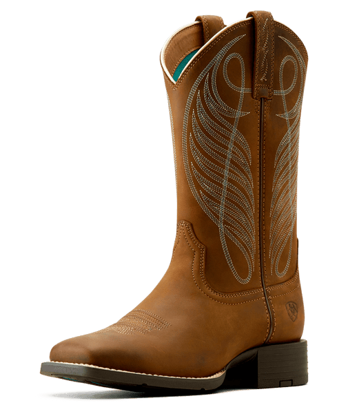Round Up Wide Square Toe Western Boot